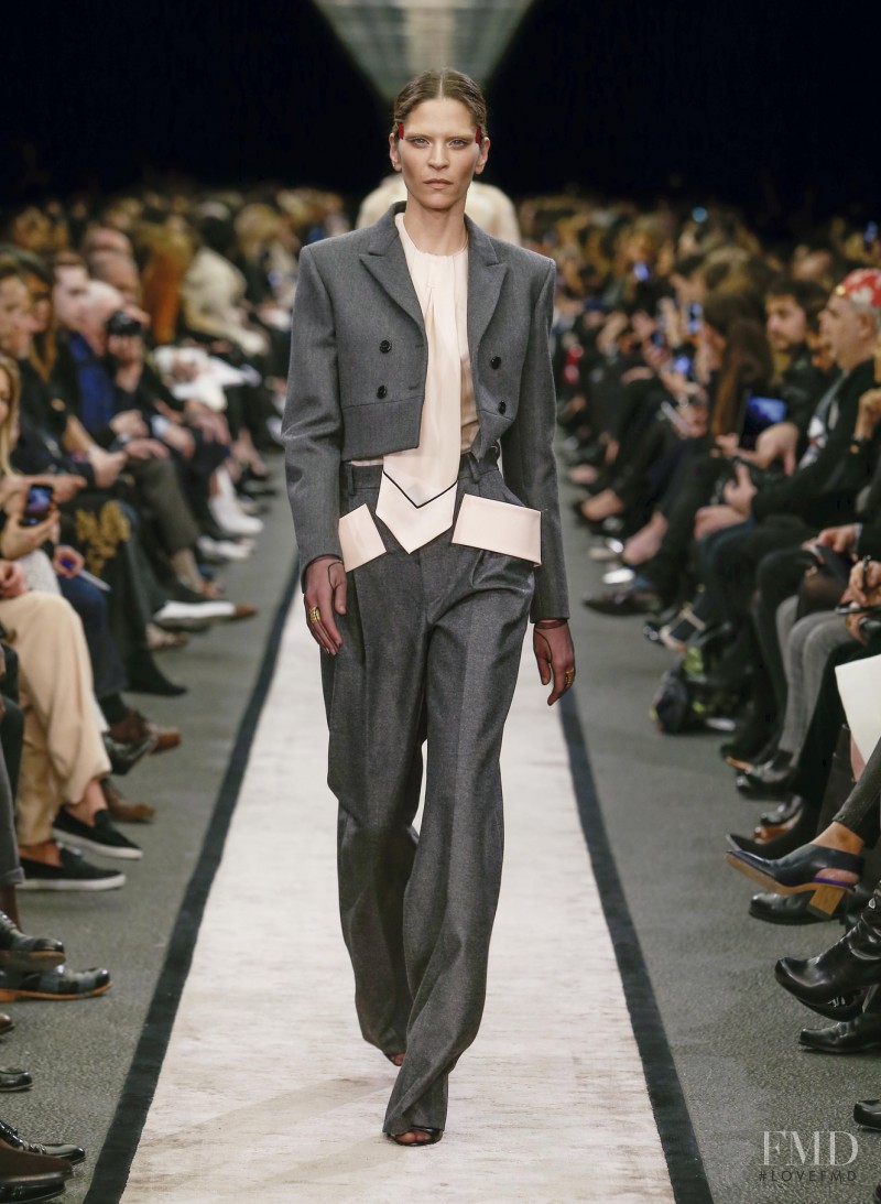 Frankie Rayder featured in  the Givenchy fashion show for Autumn/Winter 2014