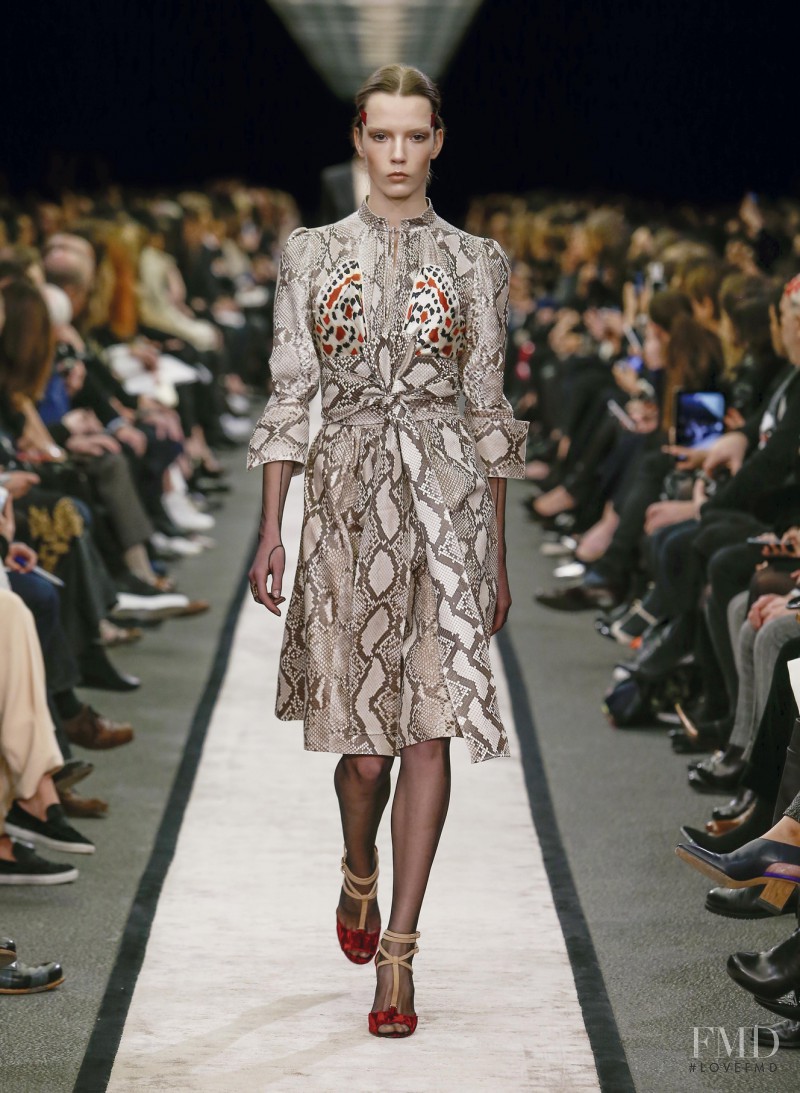 Taya Ermoshkina featured in  the Givenchy fashion show for Autumn/Winter 2014