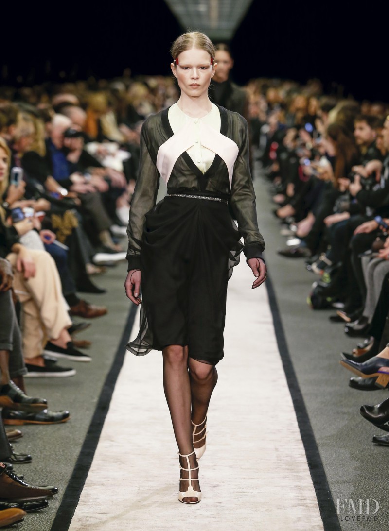 Anna Ewers featured in  the Givenchy fashion show for Autumn/Winter 2014