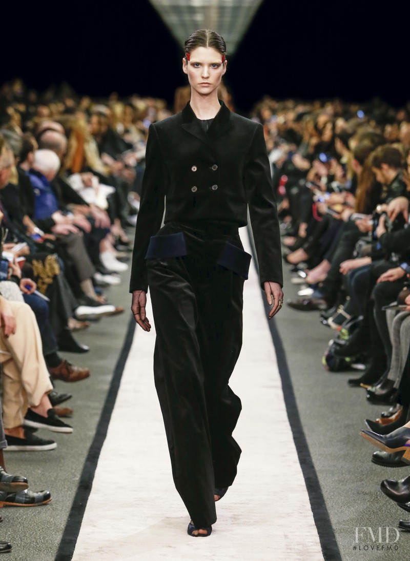 Manon Leloup featured in  the Givenchy fashion show for Autumn/Winter 2014