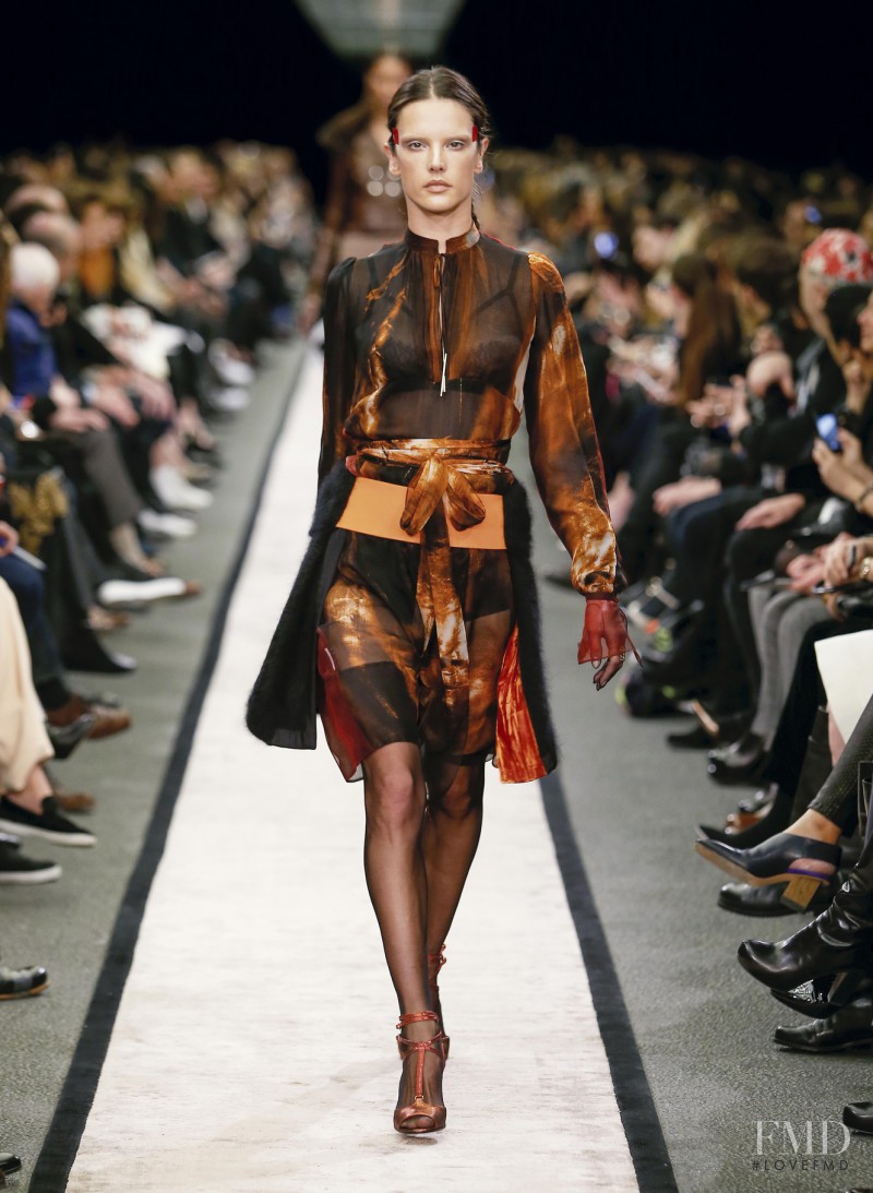 Alessandra Ambrosio featured in  the Givenchy fashion show for Autumn/Winter 2014