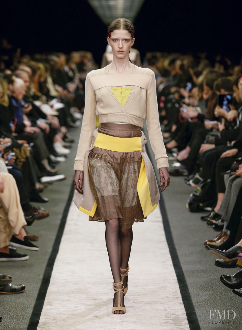Josephine van Delden featured in  the Givenchy fashion show for Autumn/Winter 2014