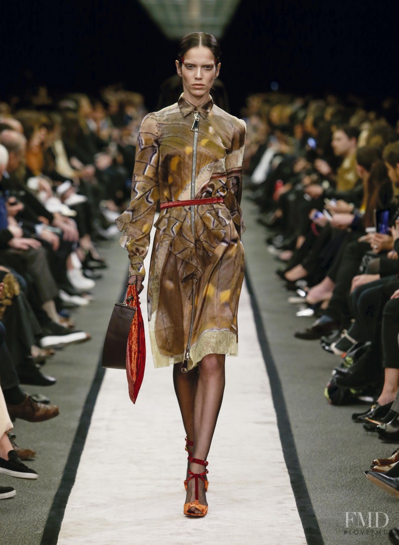 Amanda Brandão Wellsh featured in  the Givenchy fashion show for Autumn/Winter 2014