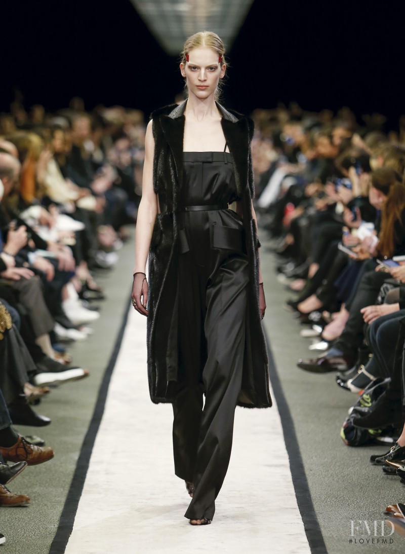 Vanessa Axente featured in  the Givenchy fashion show for Autumn/Winter 2014