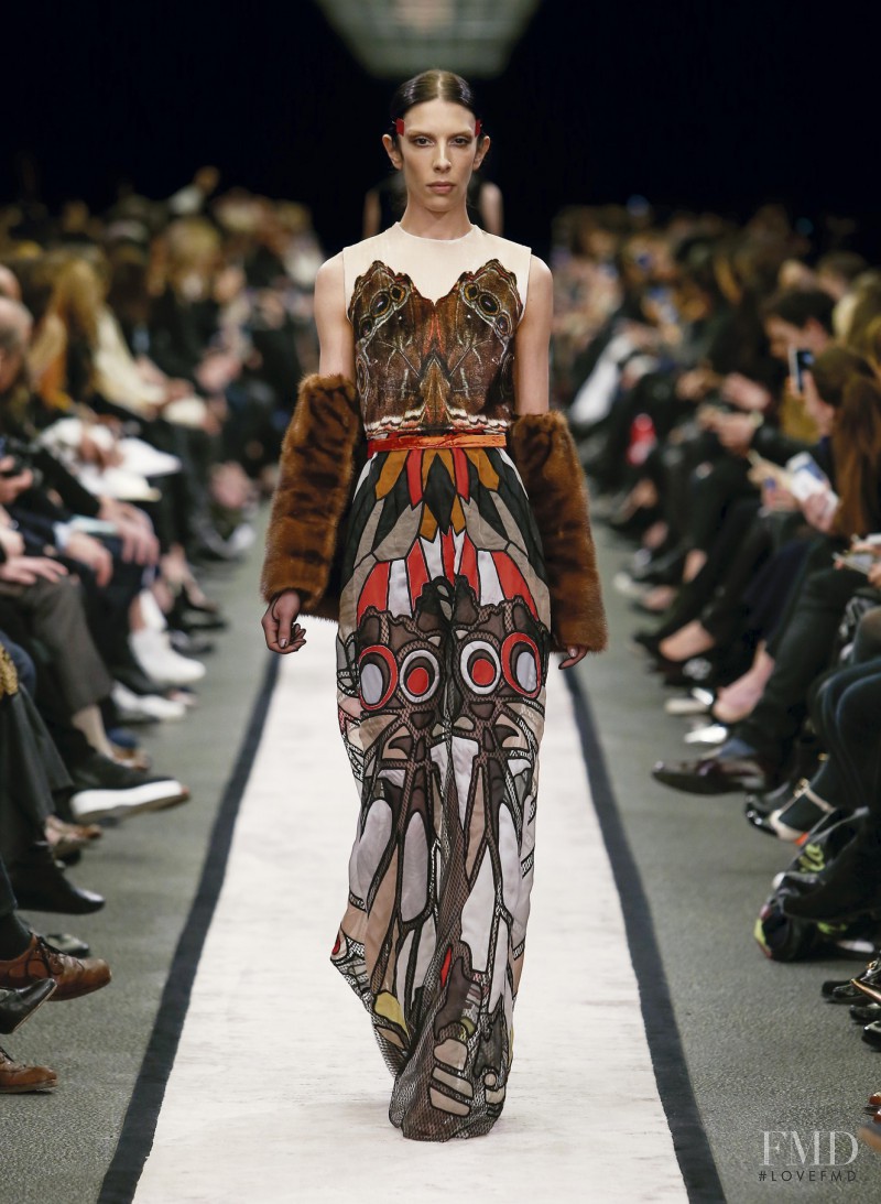 Jamie Bochert featured in  the Givenchy fashion show for Autumn/Winter 2014