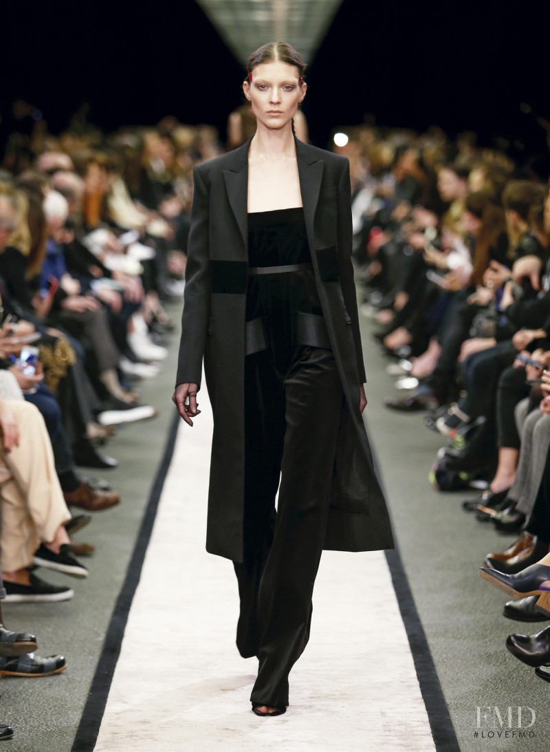 Kati Nescher featured in  the Givenchy fashion show for Autumn/Winter 2014