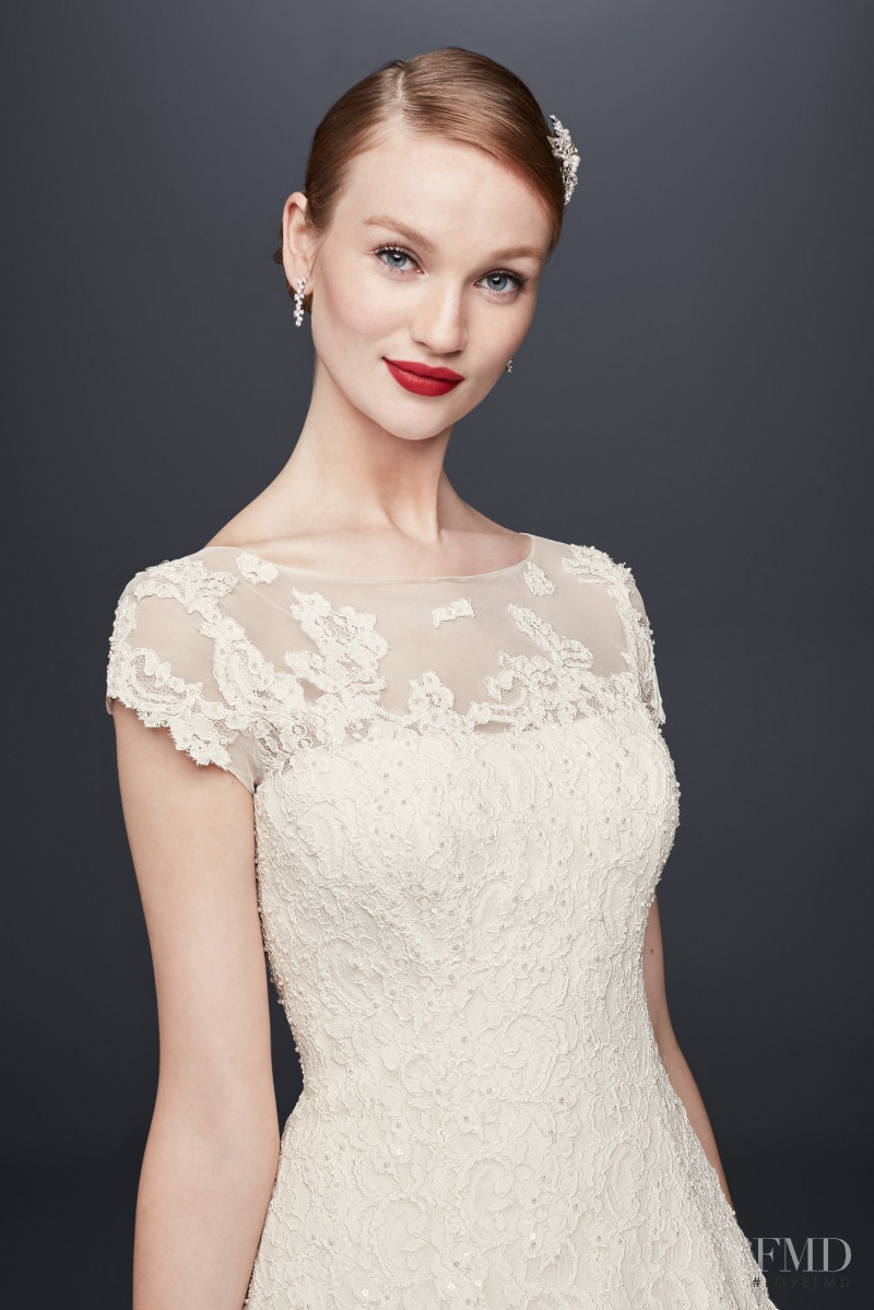 Clara McSweeney featured in  the David\'s Bridal lookbook for Autumn/Winter 2017