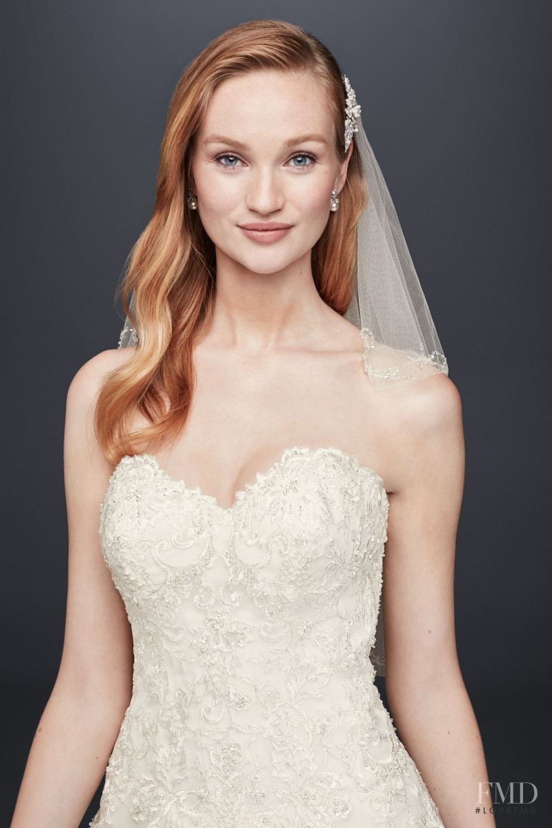 Clara McSweeney featured in  the David\'s Bridal lookbook for Autumn/Winter 2017