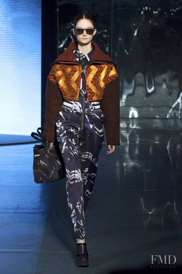 Sophie Touchet featured in  the Kenzo fashion show for Autumn/Winter 2014