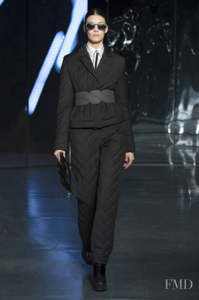 Diana Moldovan featured in  the Kenzo fashion show for Autumn/Winter 2014