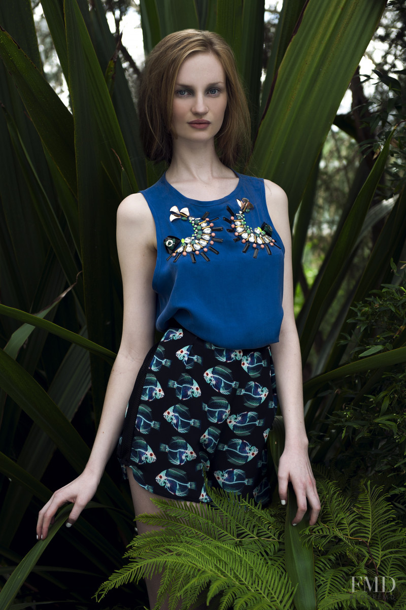 Clara McSweeney featured in  the Jill de Burca lookbook for Spring/Summer 2016