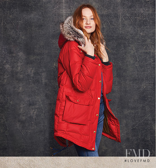 Clara McSweeney featured in  the Eddie Bauer x Ilaria Urbinati lookbook for Fall 2017