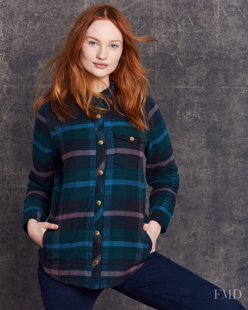 Clara McSweeney featured in  the Eddie Bauer x Ilaria Urbinati lookbook for Fall 2017