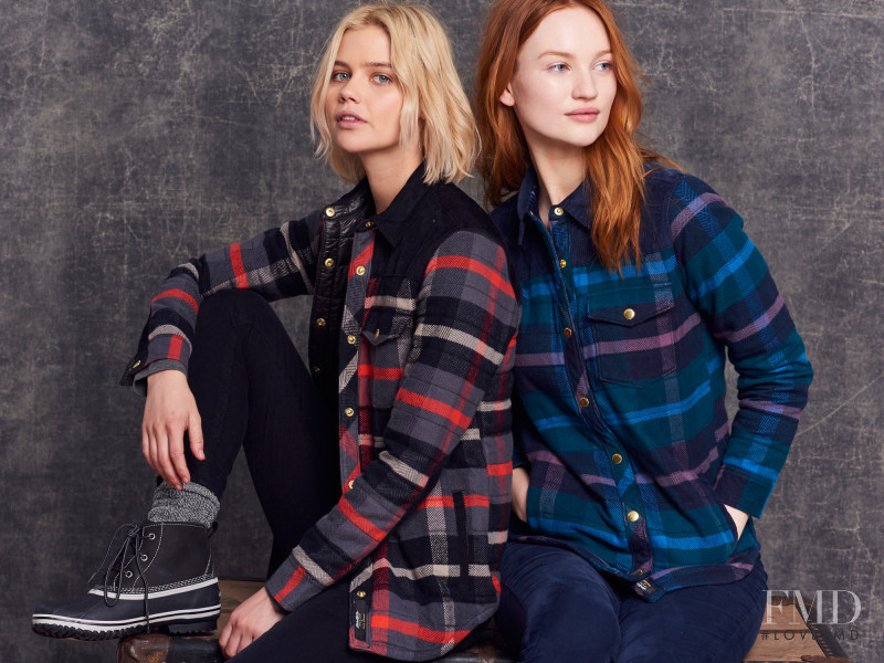 Clara McSweeney featured in  the Eddie Bauer x Ilaria Urbinati lookbook for Fall 2017