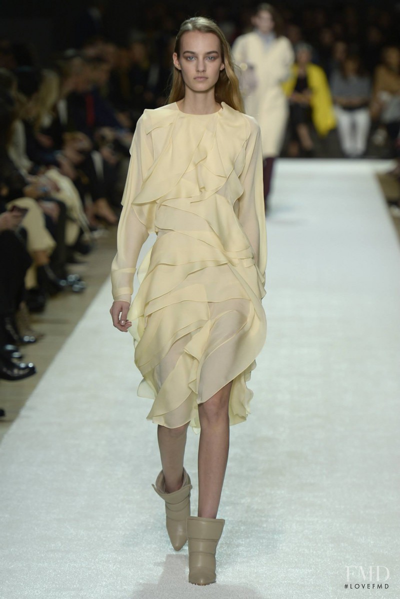 Maartje Verhoef featured in  the Chloe fashion show for Autumn/Winter 2014