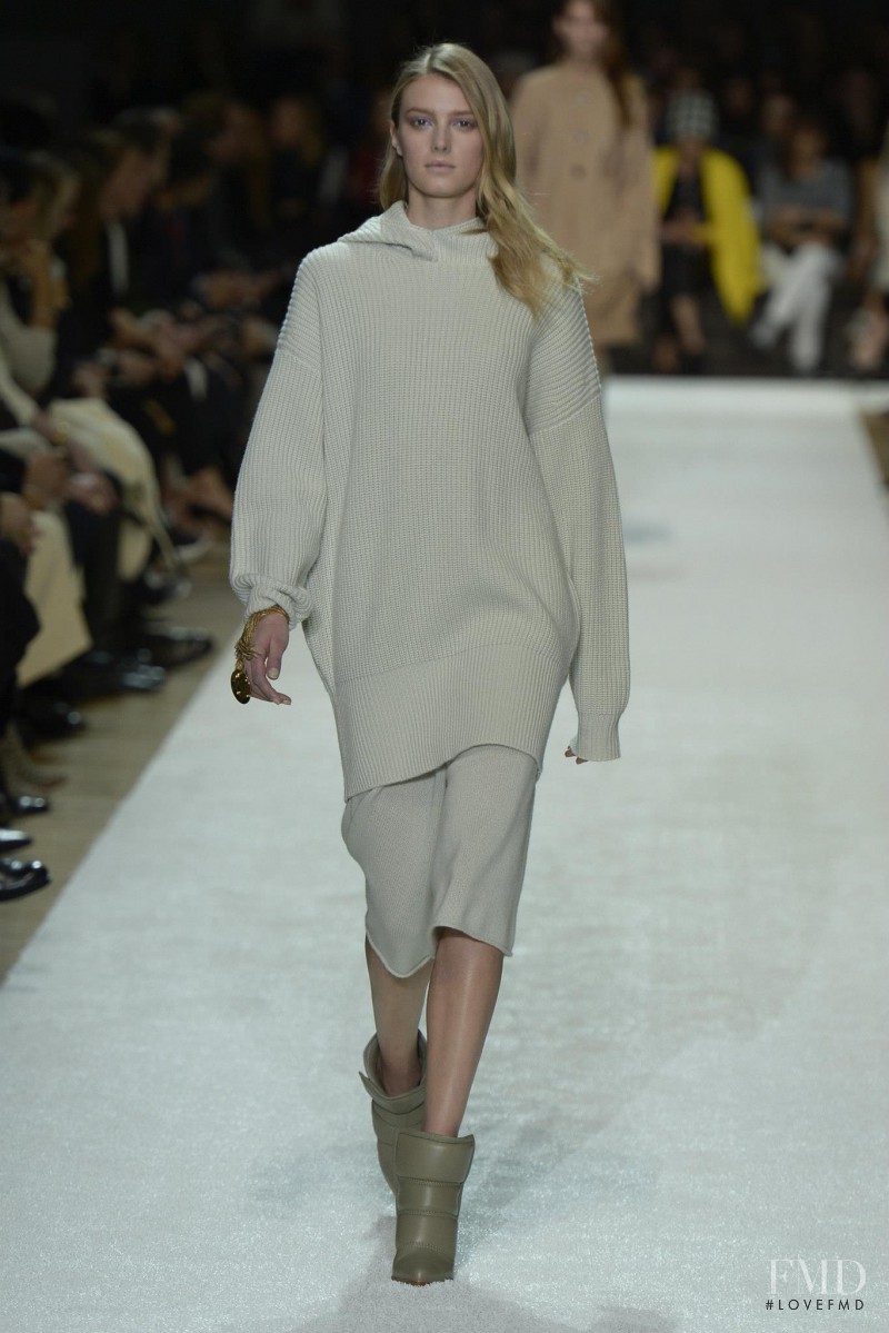 Sigrid Agren featured in  the Chloe fashion show for Autumn/Winter 2014