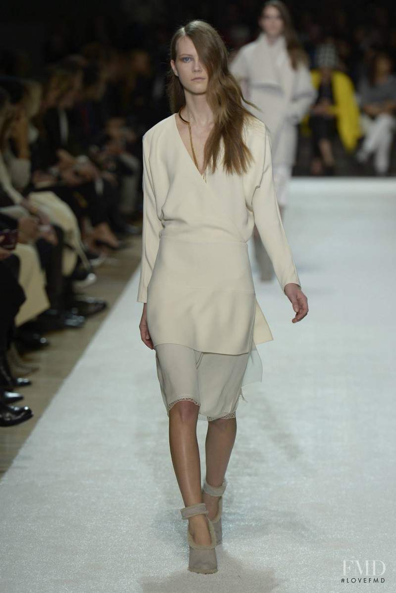 Julie Hoomans featured in  the Chloe fashion show for Autumn/Winter 2014