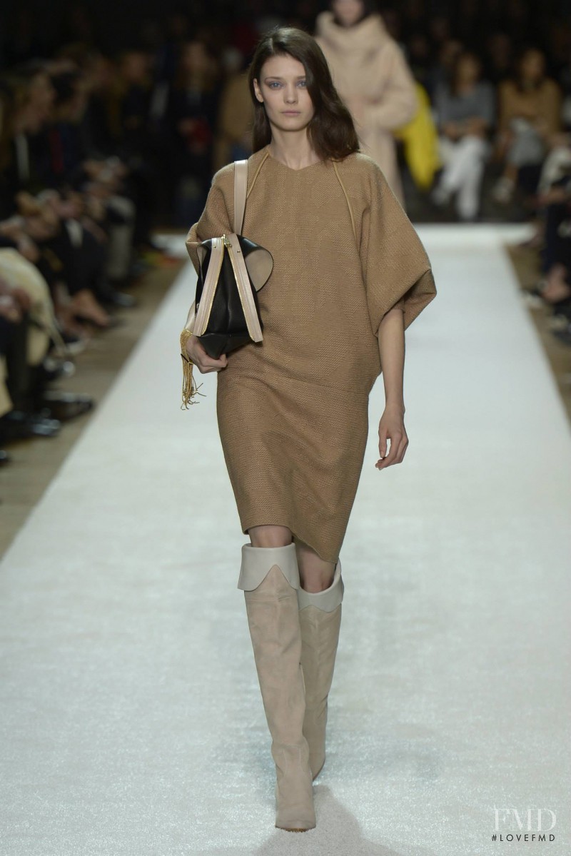 Diana Moldovan featured in  the Chloe fashion show for Autumn/Winter 2014