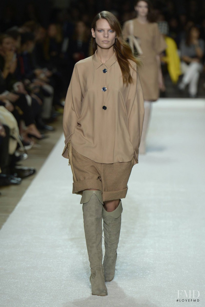 Katharina Hessen featured in  the Chloe fashion show for Autumn/Winter 2014