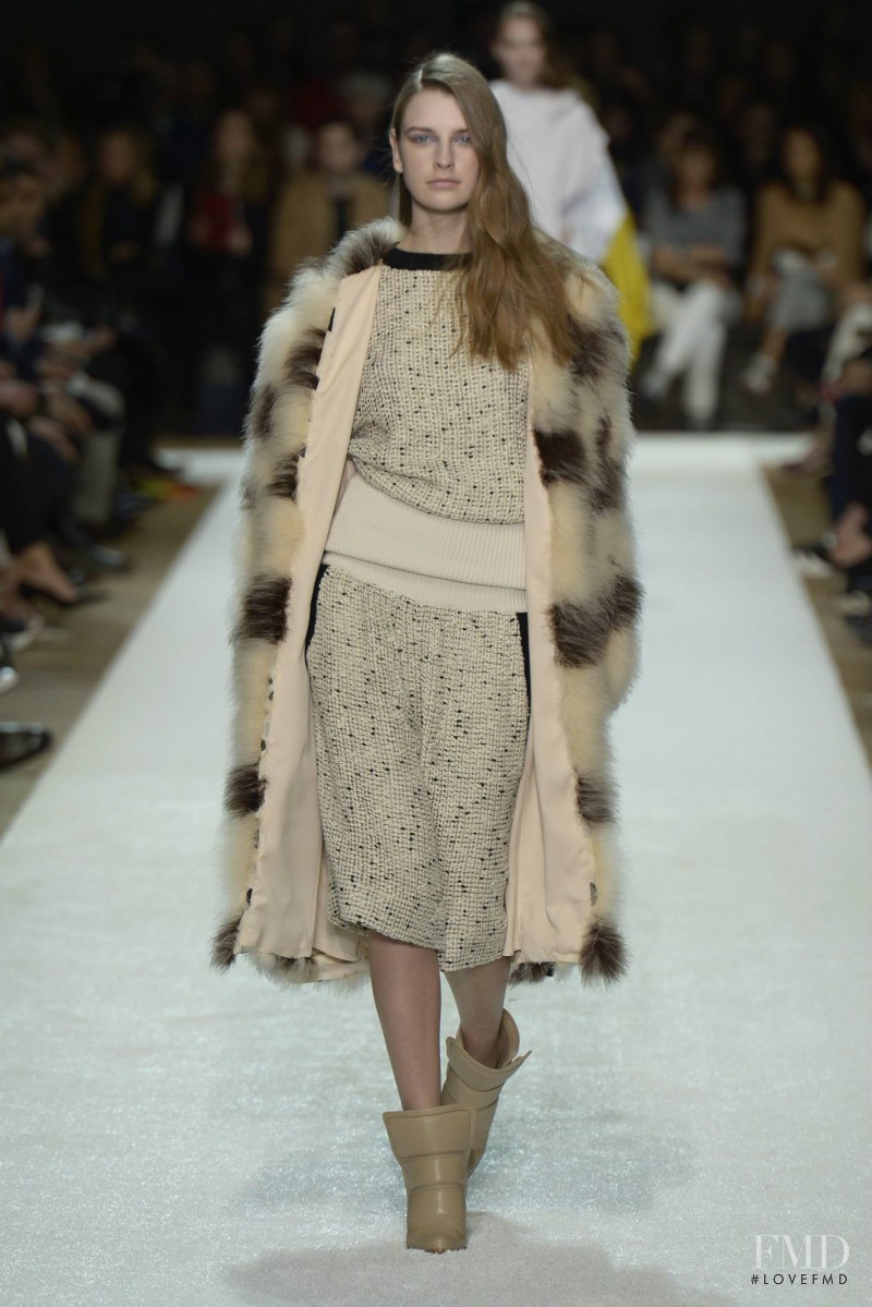 Ieva Palionyte featured in  the Chloe fashion show for Autumn/Winter 2014