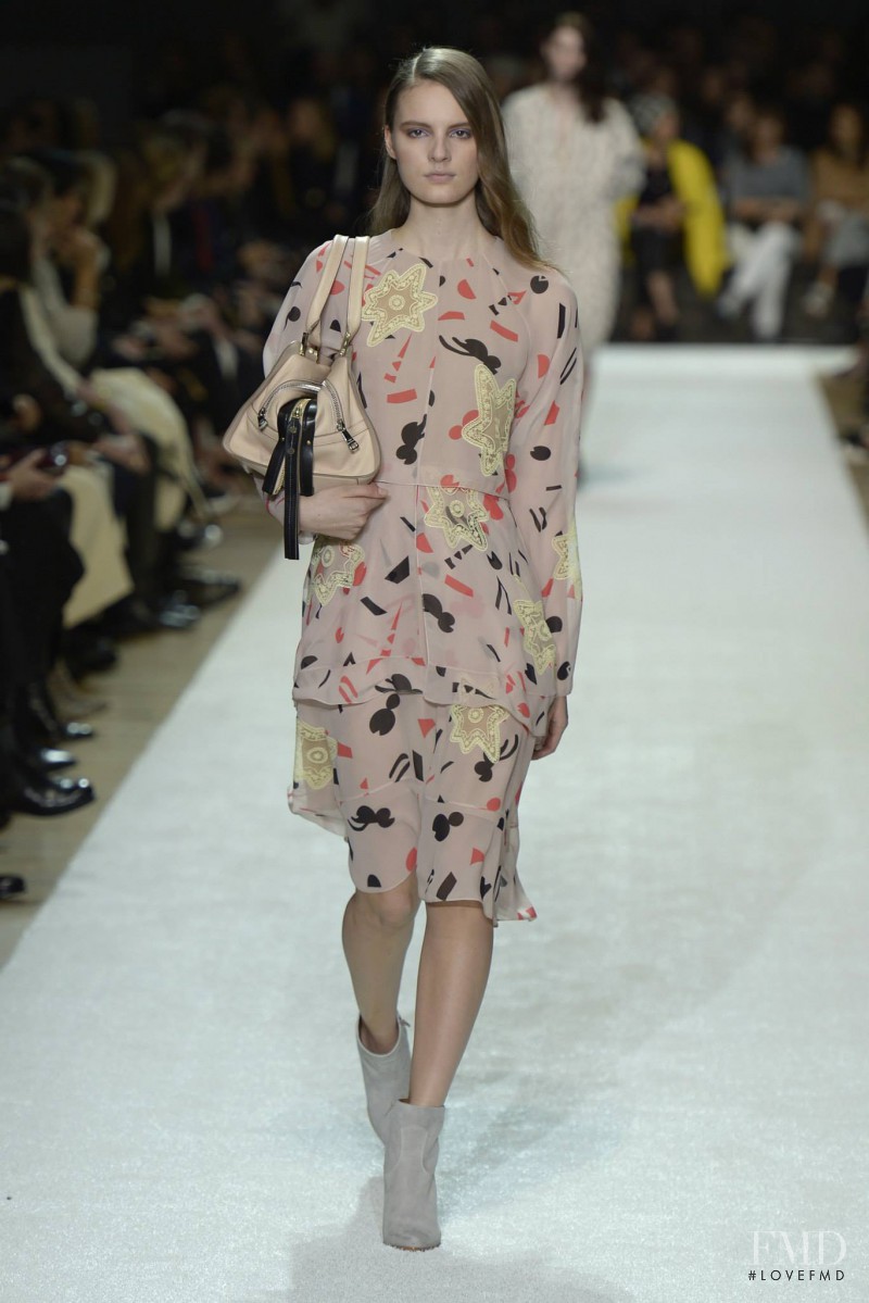 Tilda Lindstam featured in  the Chloe fashion show for Autumn/Winter 2014