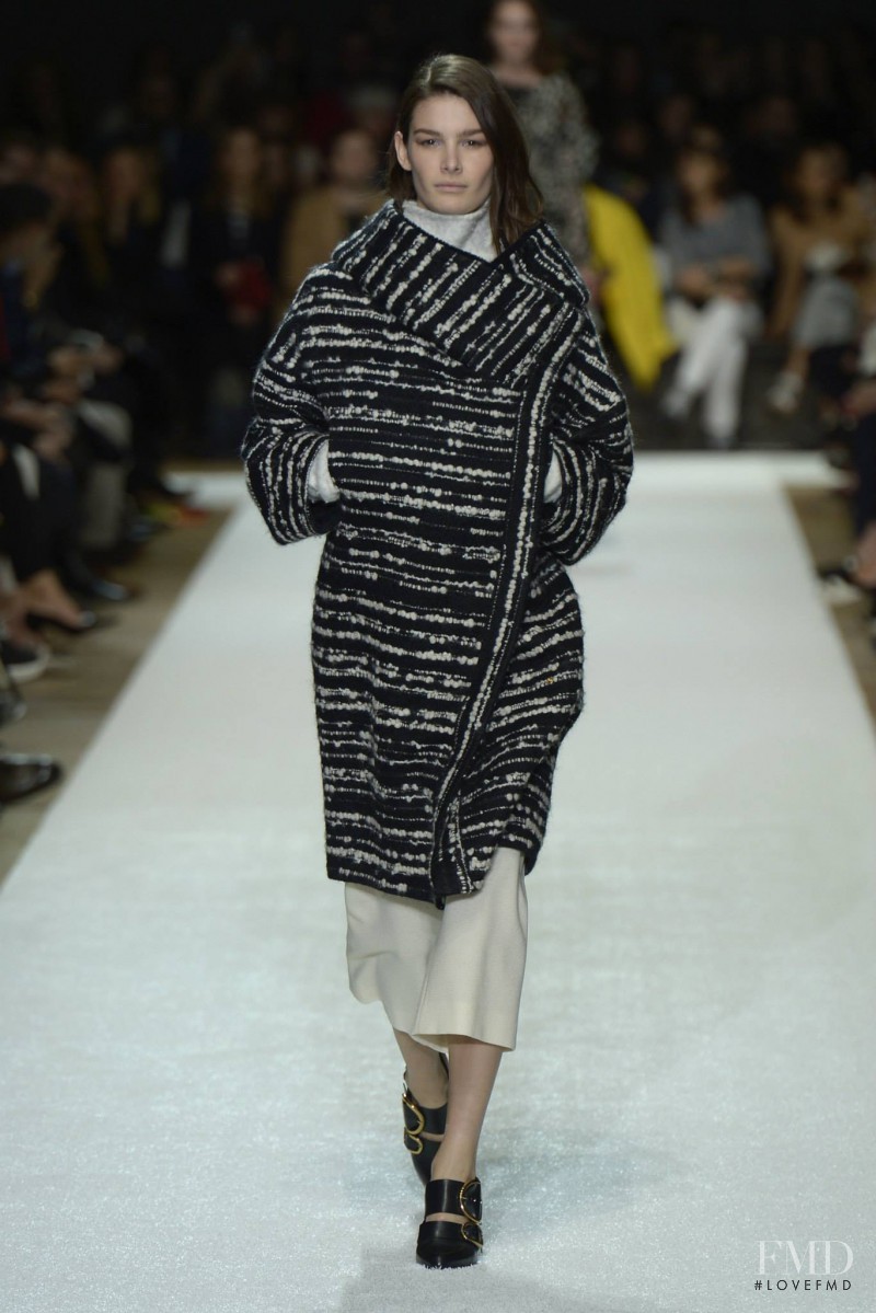 Ophélie Guillermand featured in  the Chloe fashion show for Autumn/Winter 2014