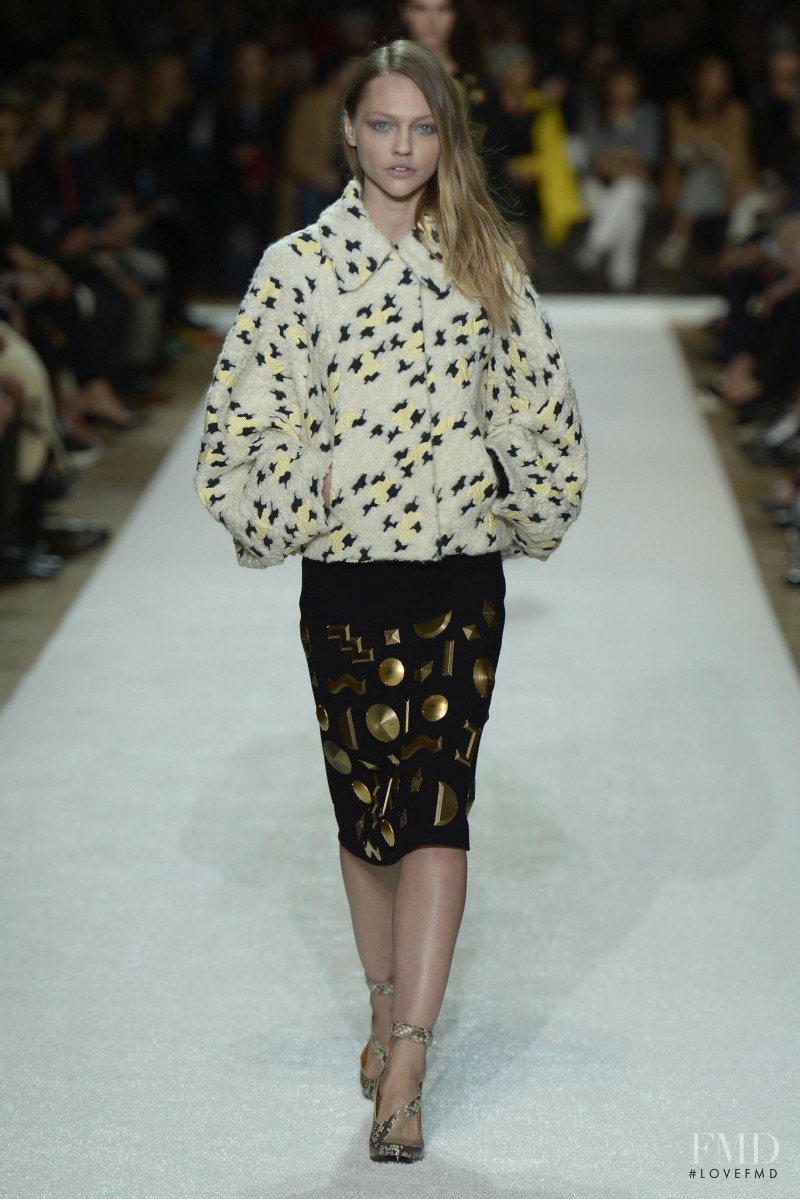 Sasha Pivovarova featured in  the Chloe fashion show for Autumn/Winter 2014