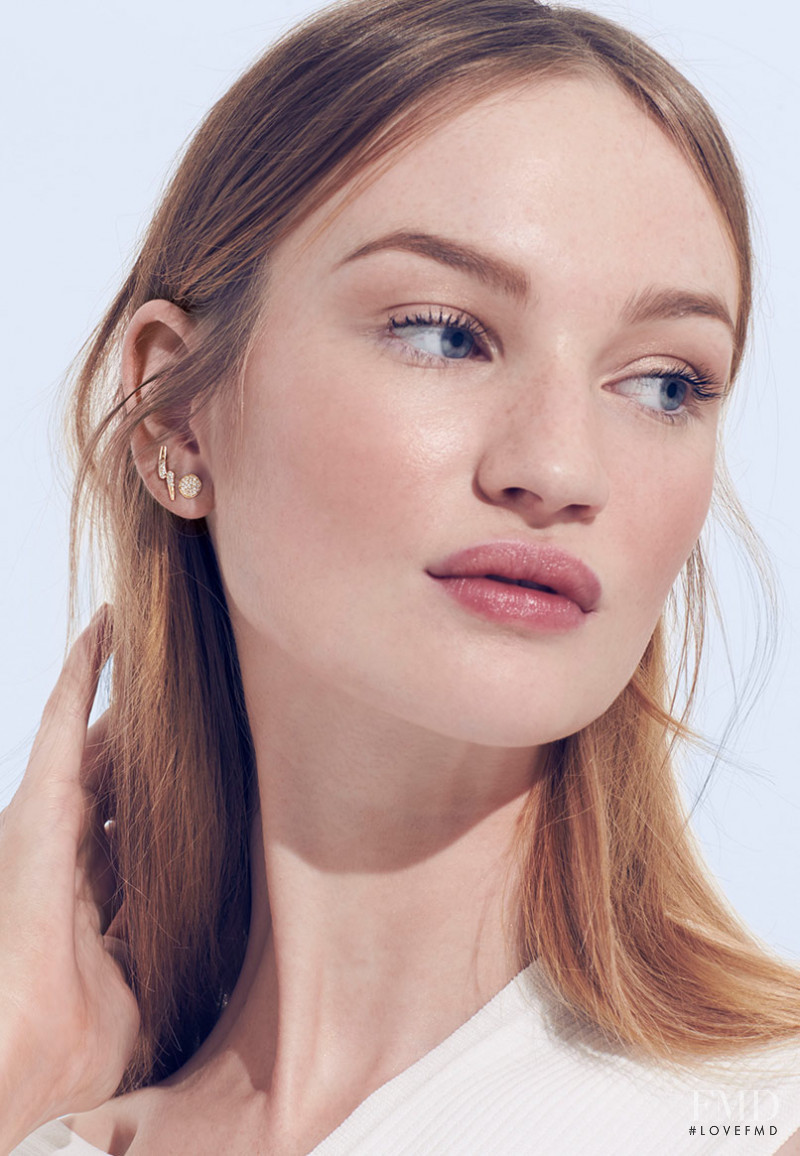 Clara McSweeney featured in  the Ippolita advertisement for Spring/Summer 2018