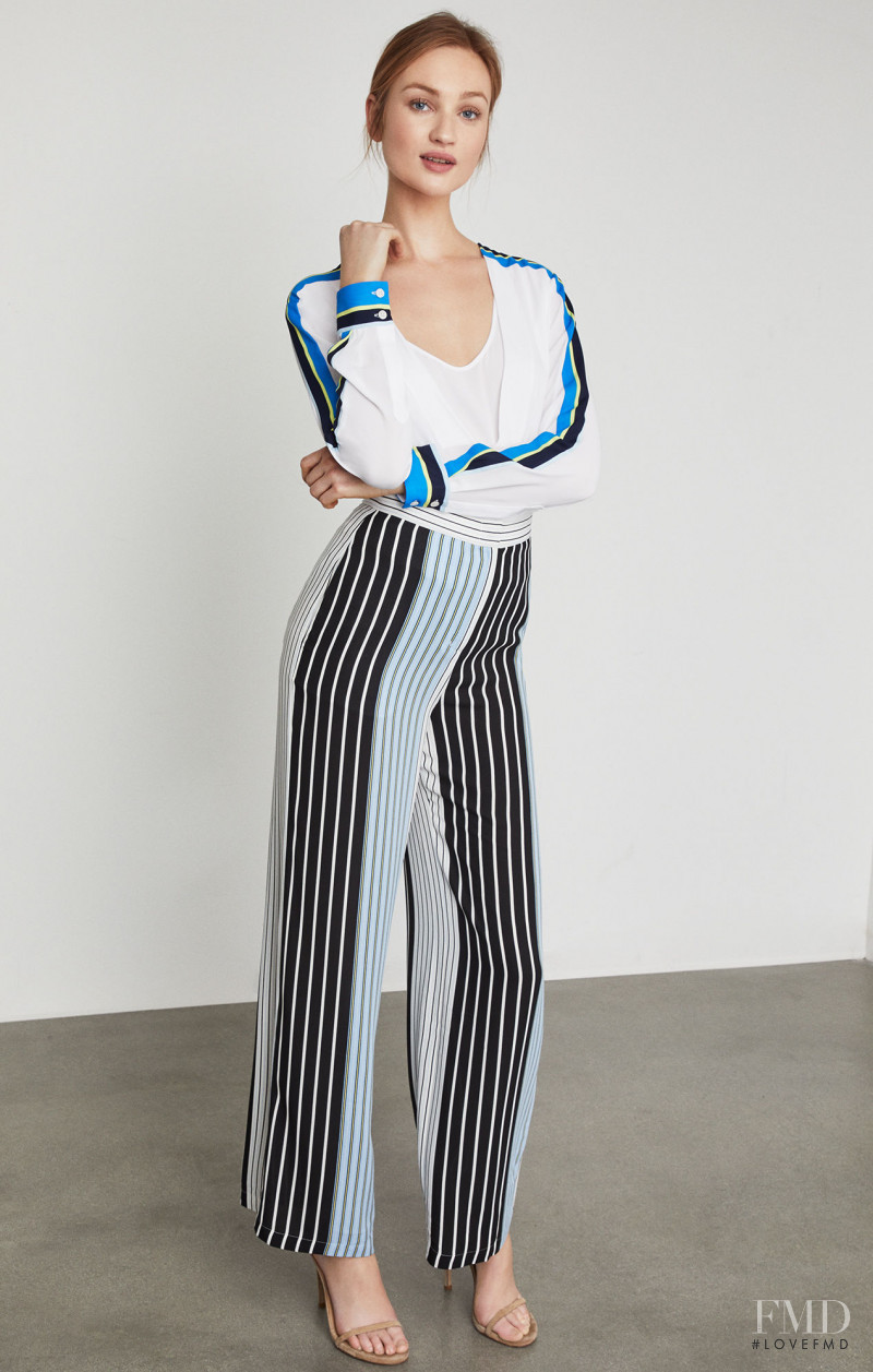 Clara McSweeney featured in  the BCBG By Max Azria catalogue for Spring/Summer 2019