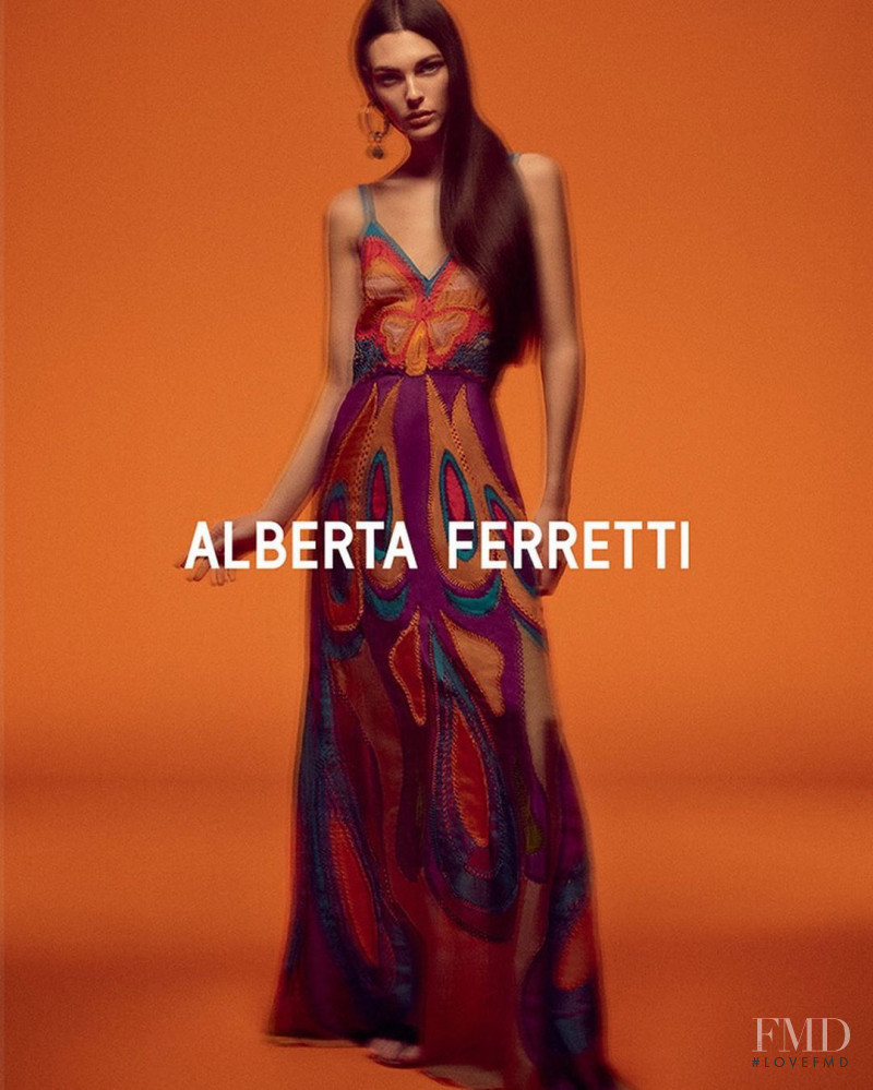 Vittoria Ceretti featured in  the Alberta Ferretti Alberta Feretti Spring Summer 2020 advertisement for Spring/Summer 2020