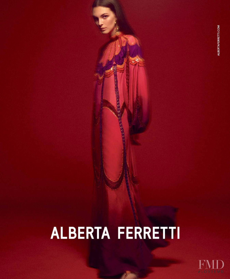 Vittoria Ceretti featured in  the Alberta Ferretti Alberta Feretti Spring Summer 2020 advertisement for Spring/Summer 2020