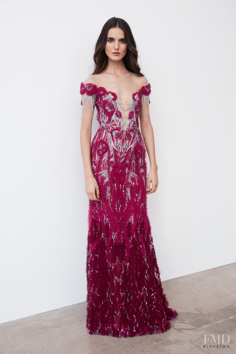 Blanca Padilla featured in  the Pamella Roland lookbook for Pre-Fall 2020