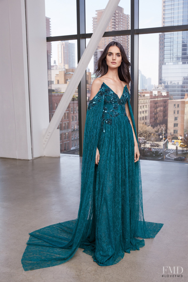 Blanca Padilla featured in  the Pamella Roland lookbook for Pre-Fall 2020