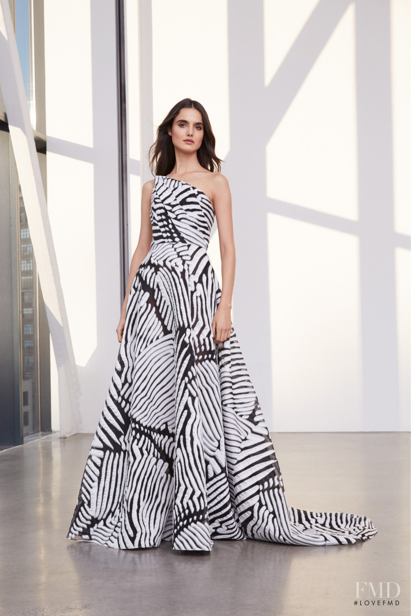 Blanca Padilla featured in  the Pamella Roland lookbook for Pre-Fall 2020