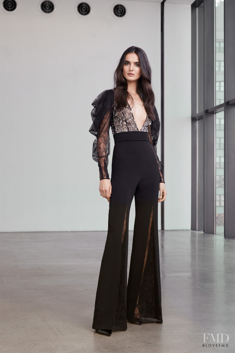 Blanca Padilla featured in  the Pamella Roland lookbook for Pre-Fall 2020