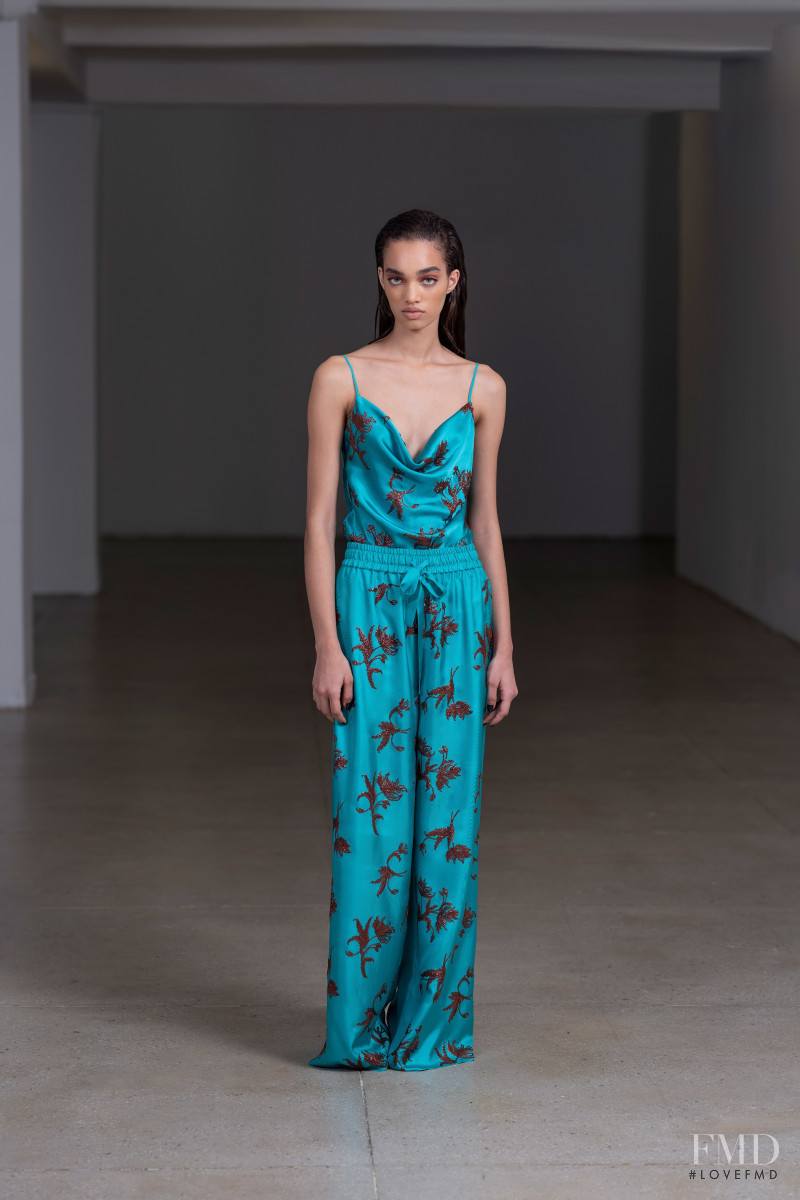 Ellen Rosa featured in  the Prabal Gurung lookbook for Pre-Fall 2020