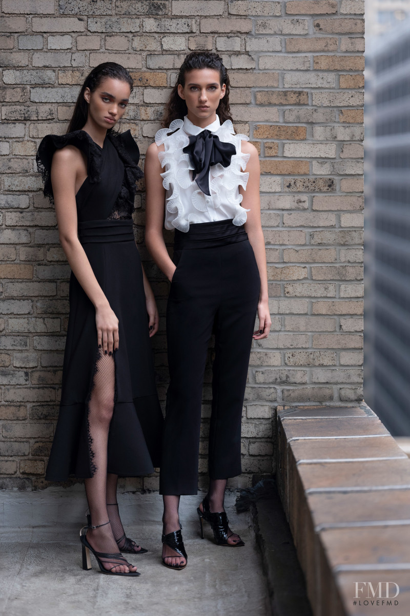 Ellen Rosa featured in  the Prabal Gurung lookbook for Pre-Fall 2020