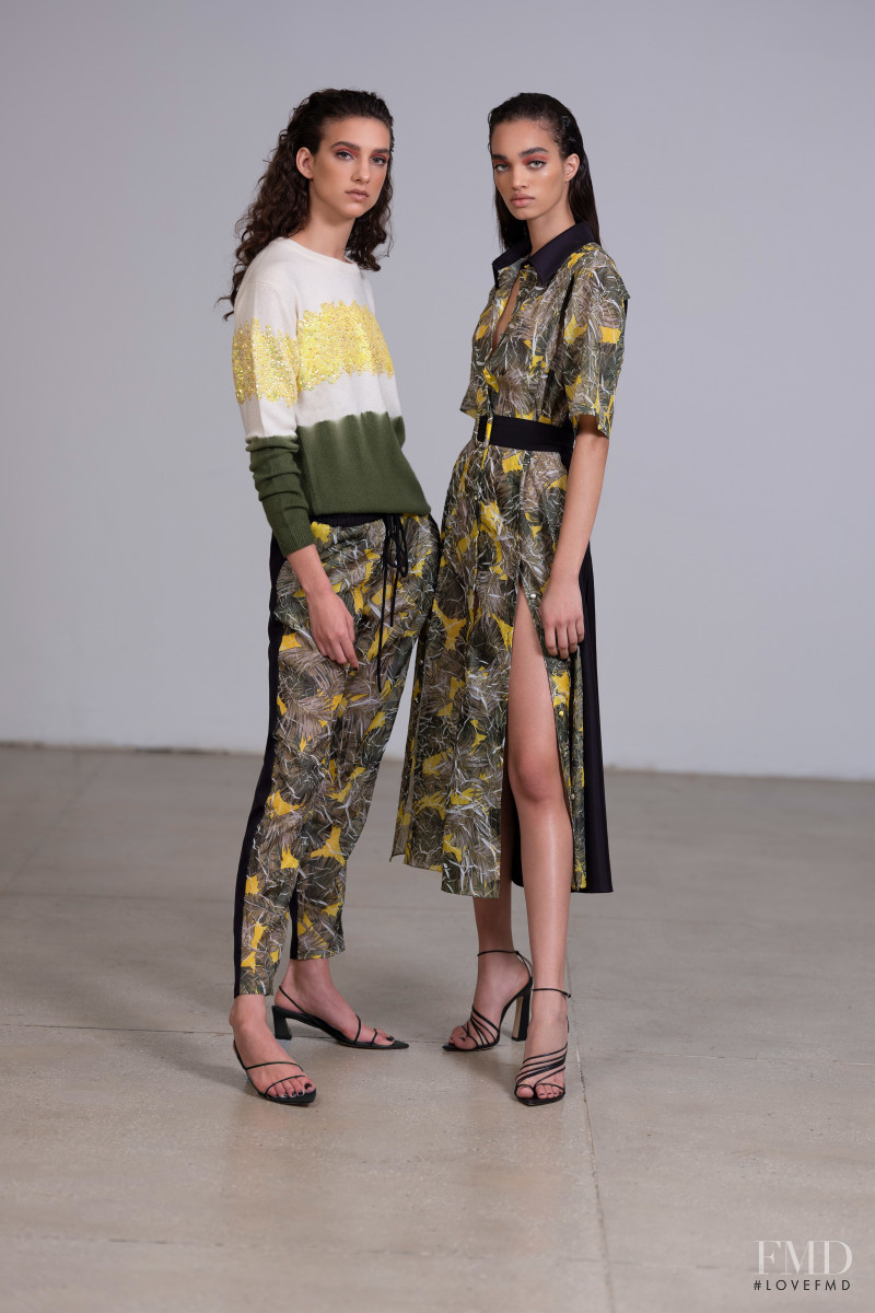 Ellen Rosa featured in  the Prabal Gurung lookbook for Pre-Fall 2020