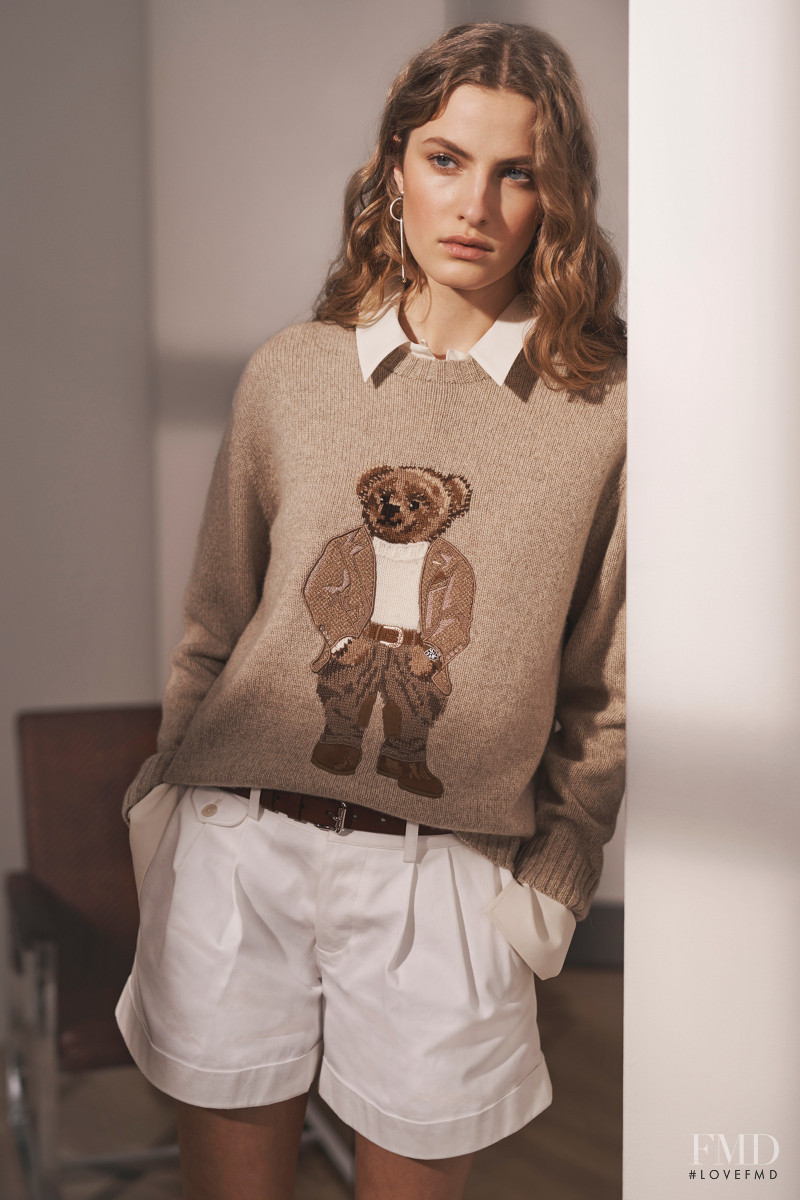 Felice Noordhoff featured in  the Ralph Lauren lookbook for Pre-Fall 2020