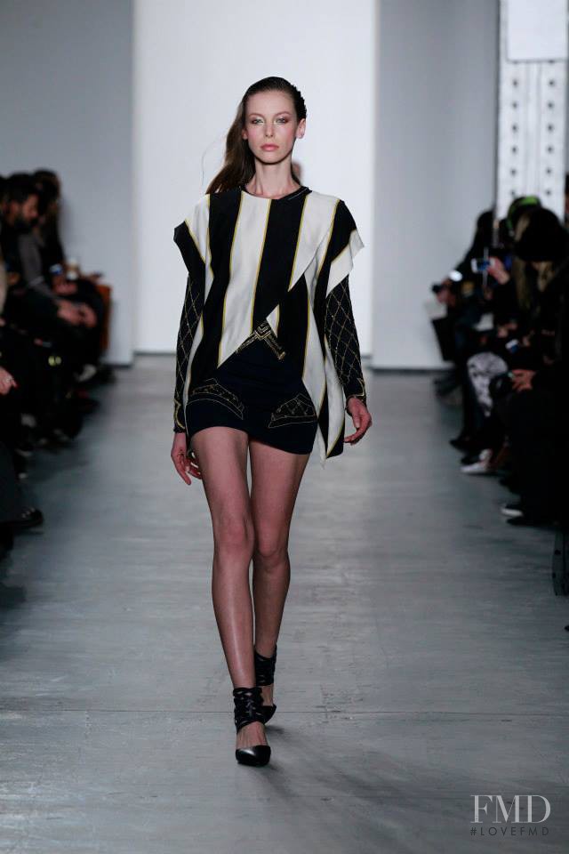 Iryna Lysogor featured in  the Sass & Bide fashion show for Autumn/Winter 2014