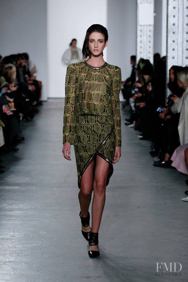 Cristina Herrmann featured in  the Sass & Bide fashion show for Autumn/Winter 2014