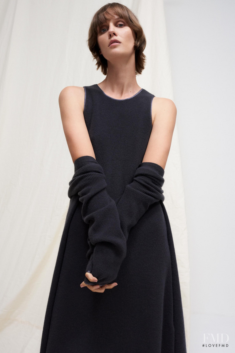 Marike Le Roux featured in  the TSE lookbook for Pre-Fall 2020