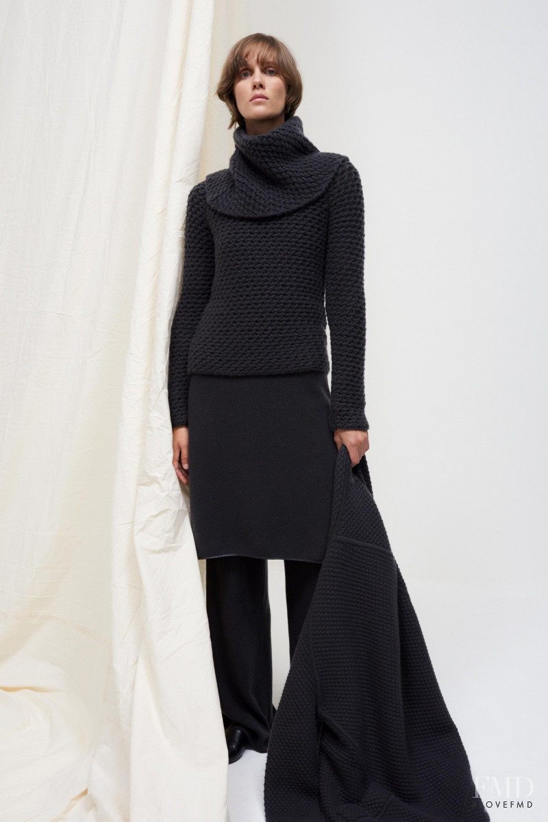 Marike Le Roux featured in  the TSE lookbook for Pre-Fall 2020