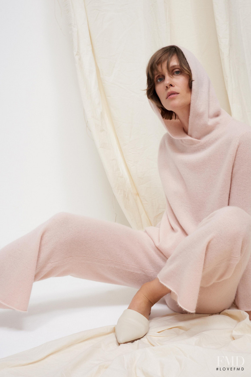 Marike Le Roux featured in  the TSE lookbook for Pre-Fall 2020