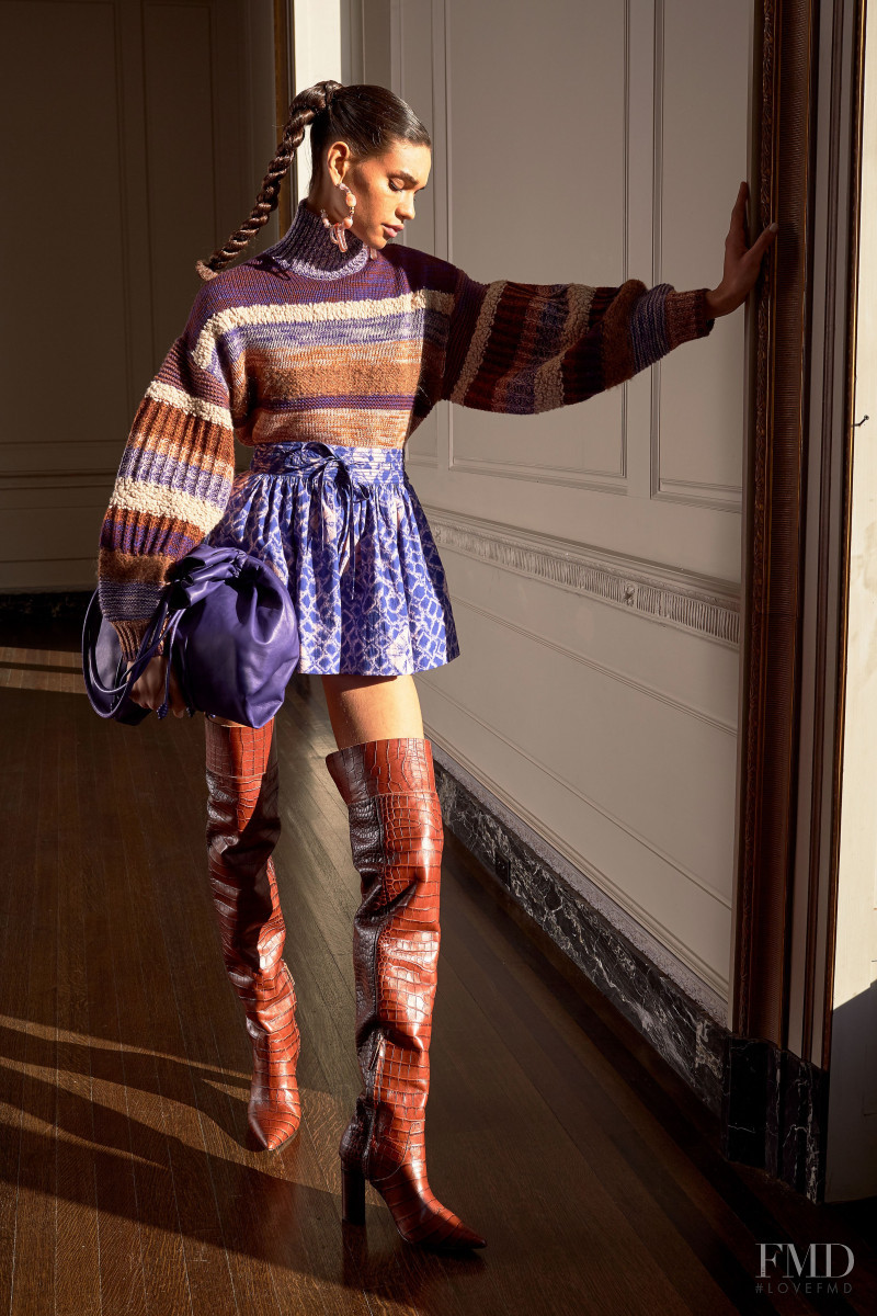 Barbara Valente featured in  the Ulla Johnson lookbook for Pre-Fall 2020