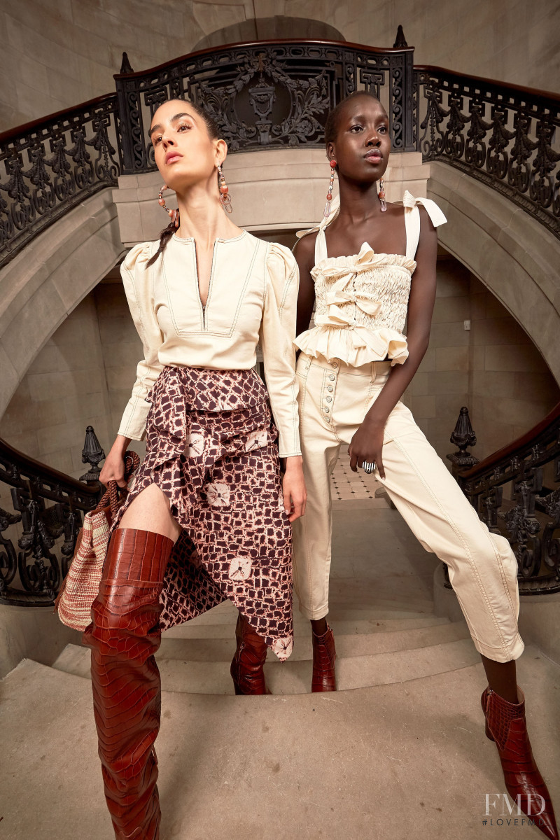 Africa Penalver featured in  the Ulla Johnson lookbook for Pre-Fall 2020