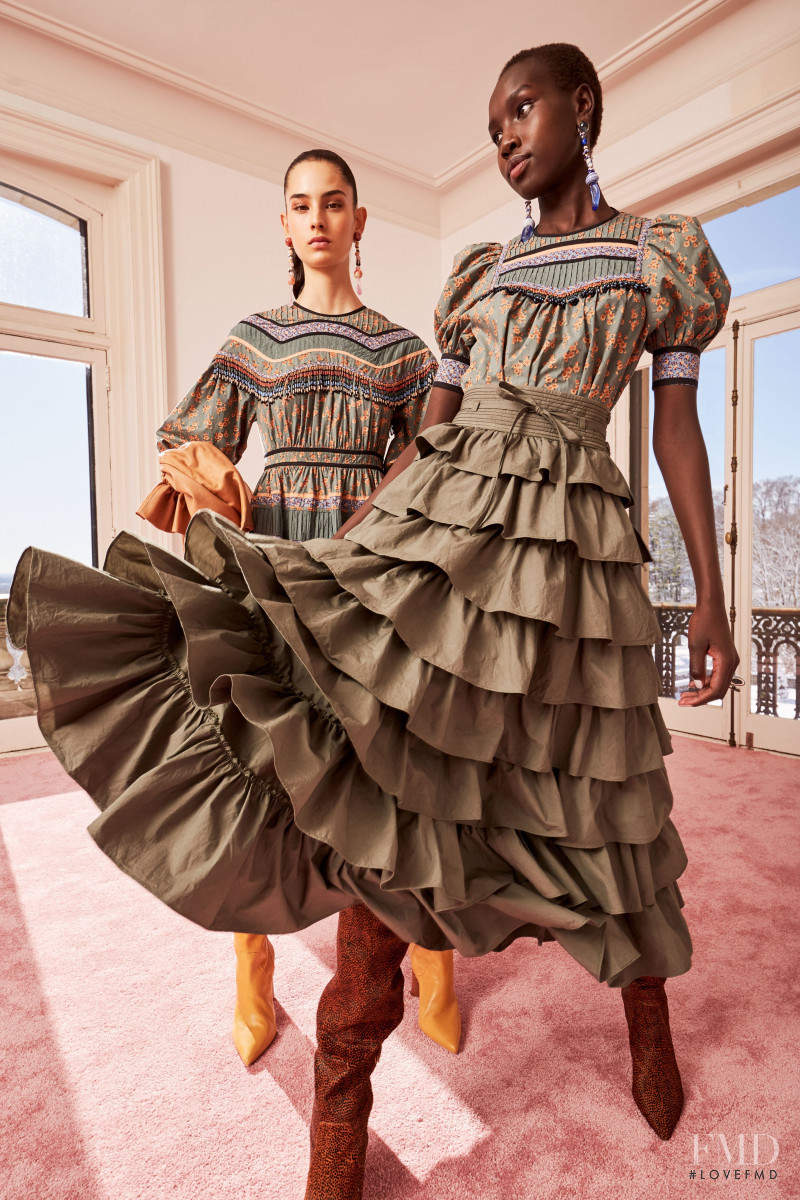 Africa Penalver featured in  the Ulla Johnson lookbook for Pre-Fall 2020