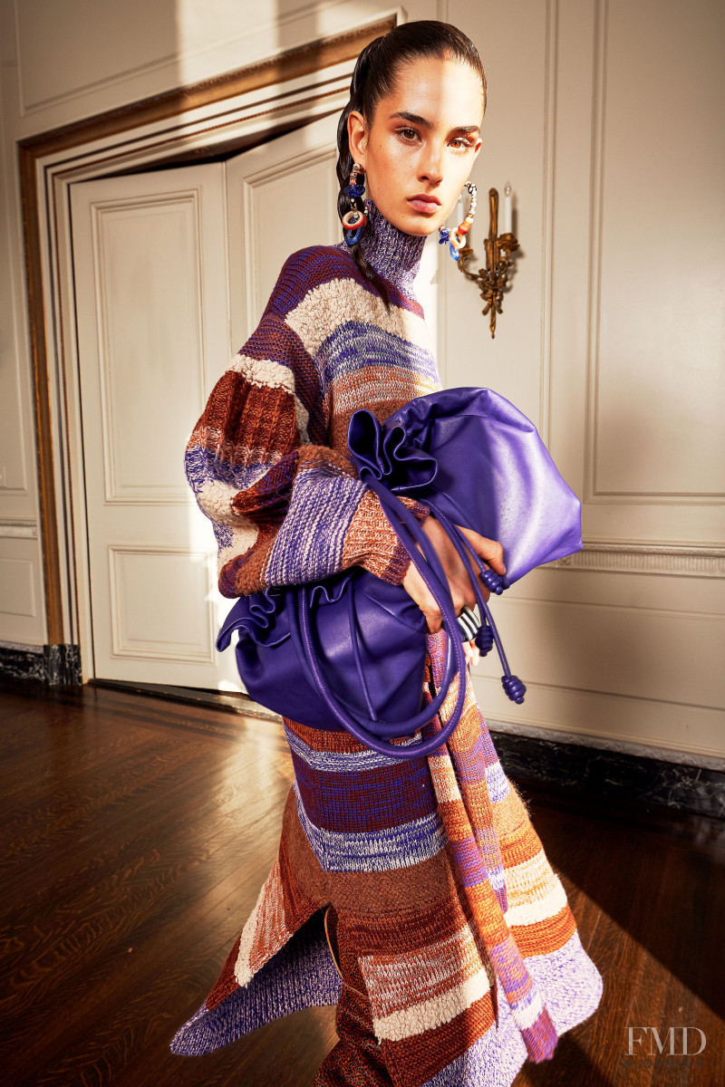 Africa Penalver featured in  the Ulla Johnson lookbook for Pre-Fall 2020