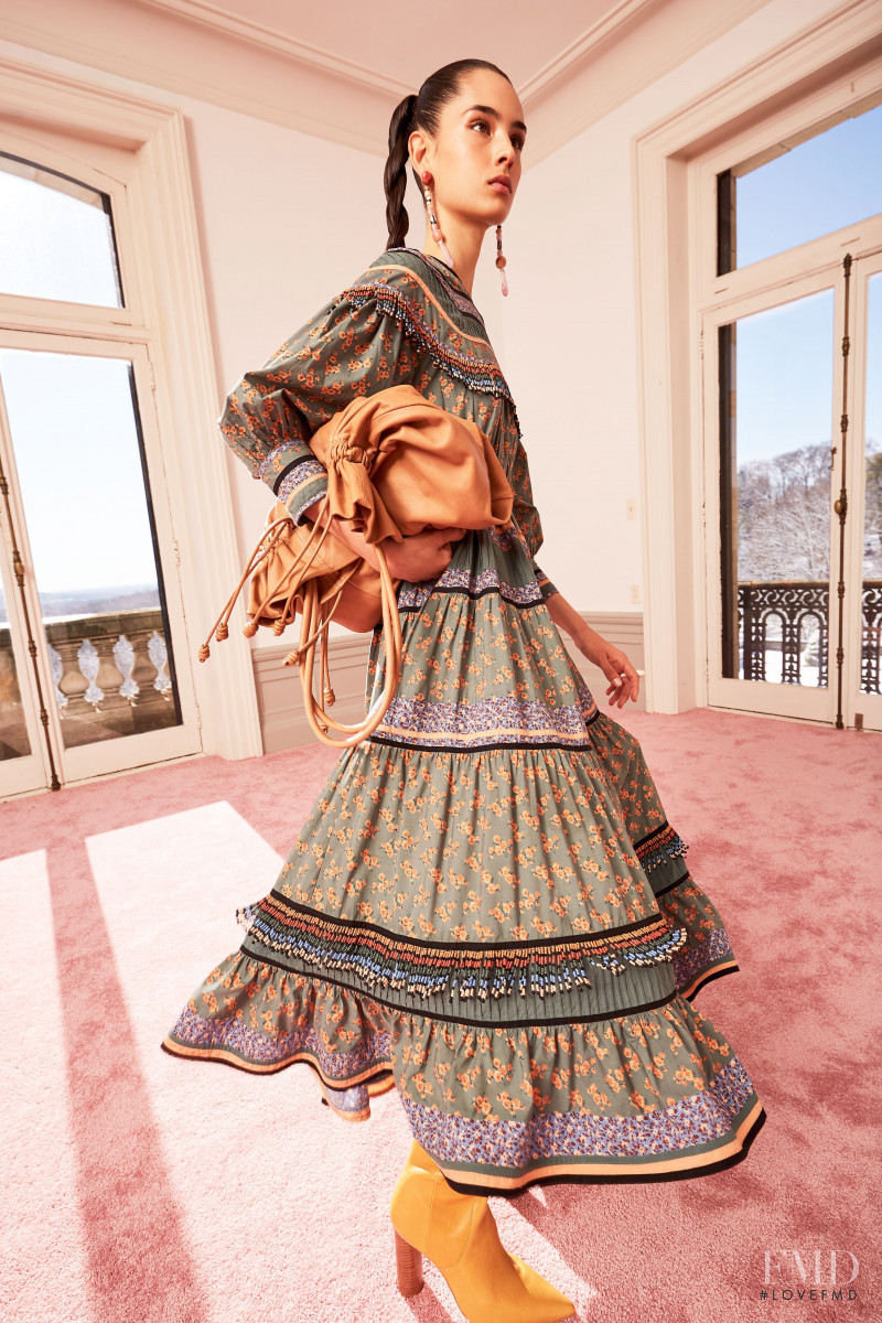 Africa Penalver featured in  the Ulla Johnson lookbook for Pre-Fall 2020