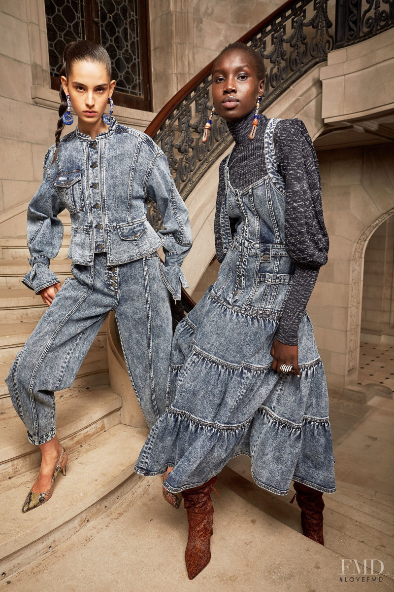 Africa Penalver featured in  the Ulla Johnson lookbook for Pre-Fall 2020